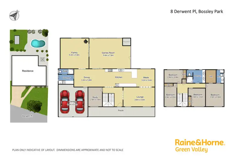 Floorplan of Homely house listing, 8 Derwent Place, Bossley Park NSW 2176
