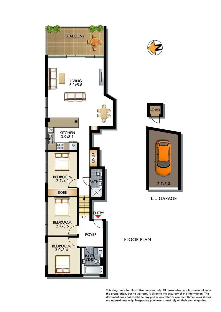Floorplan of Homely apartment listing, 9/7a Penkivil Street, Bondi Beach NSW 2026