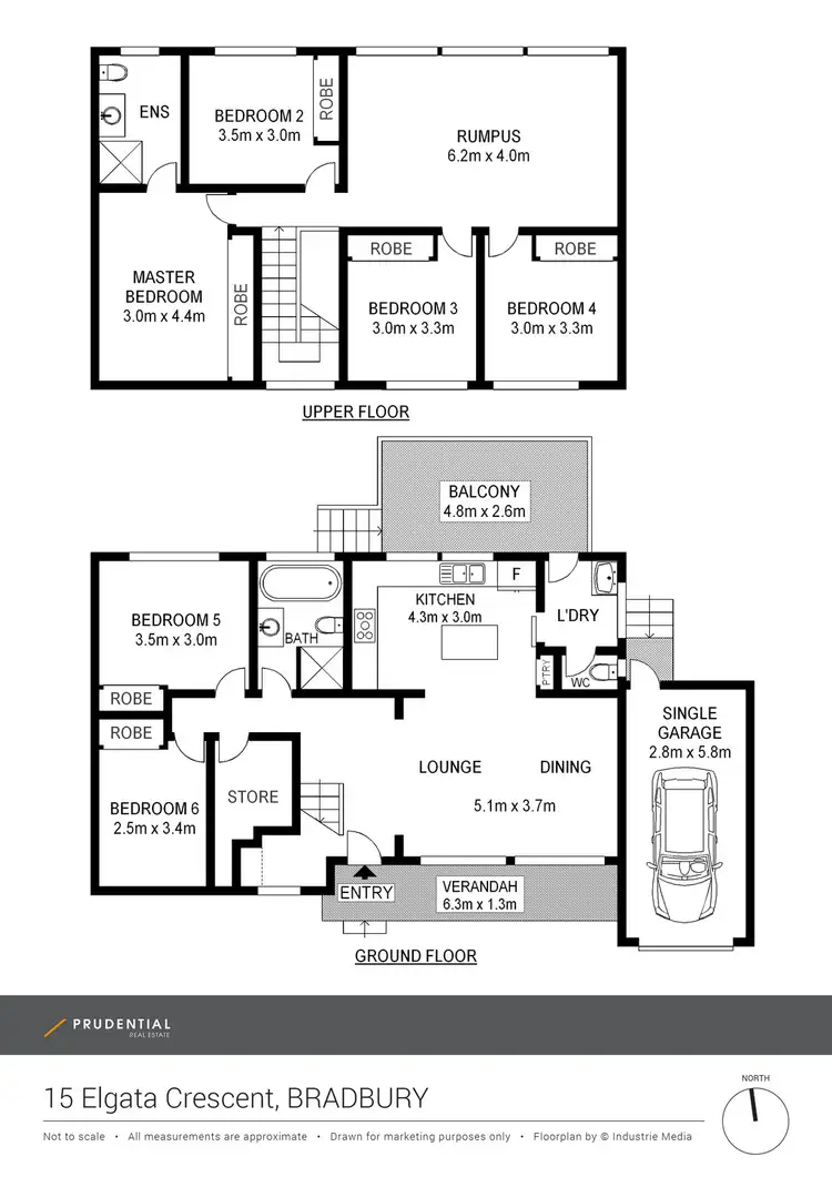 Floorplan of Homely house listing, 15 Elgata Crescent, Bradbury NSW 2560