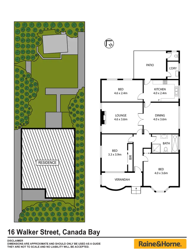 Floorplan of Homely house listing, 16 Walker Street, Canada Bay NSW 2046