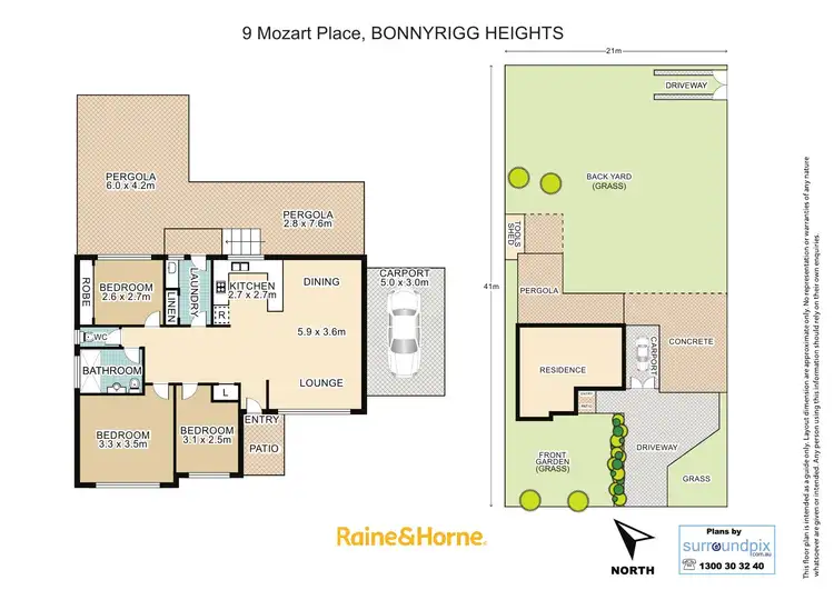 Floorplan of Homely house listing, 9 Mozart Pl, Bonnyrigg Heights NSW 2177