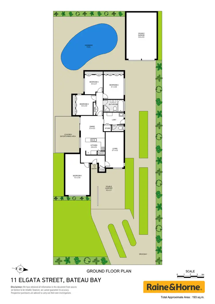 Floorplan of Homely house listing, 11 Elgata Street, Bateau Bay NSW 2261