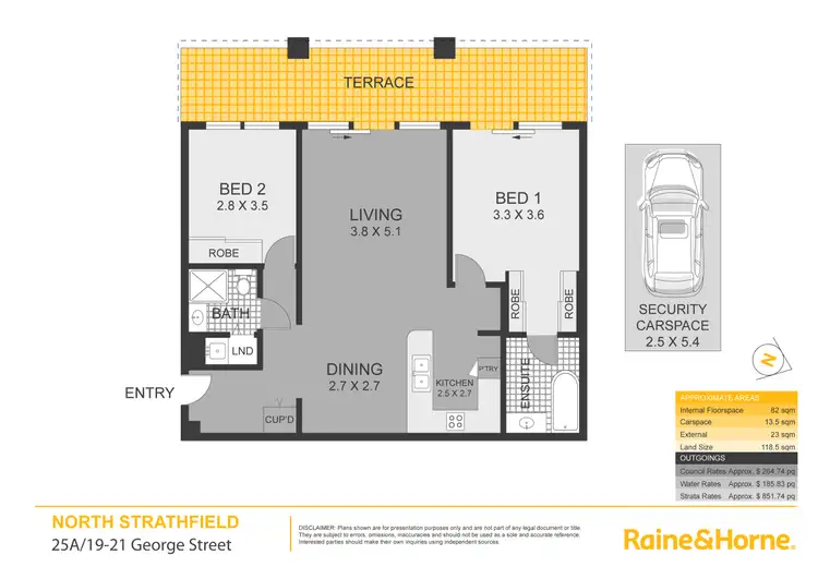 Floorplan of Homely apartment listing, 25a/19-21 George Street, North Strathfield NSW 2137