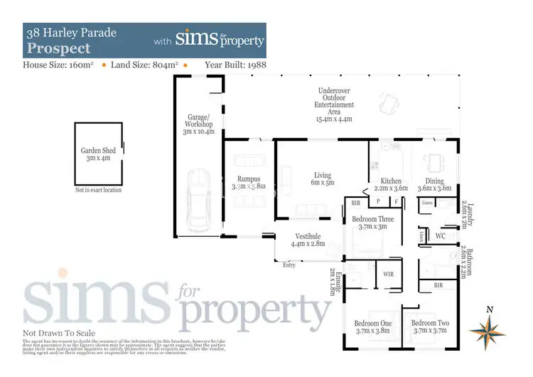 Floorplan of Homely house listing, 38 Harley Parade, Prospect Vale TAS 7250