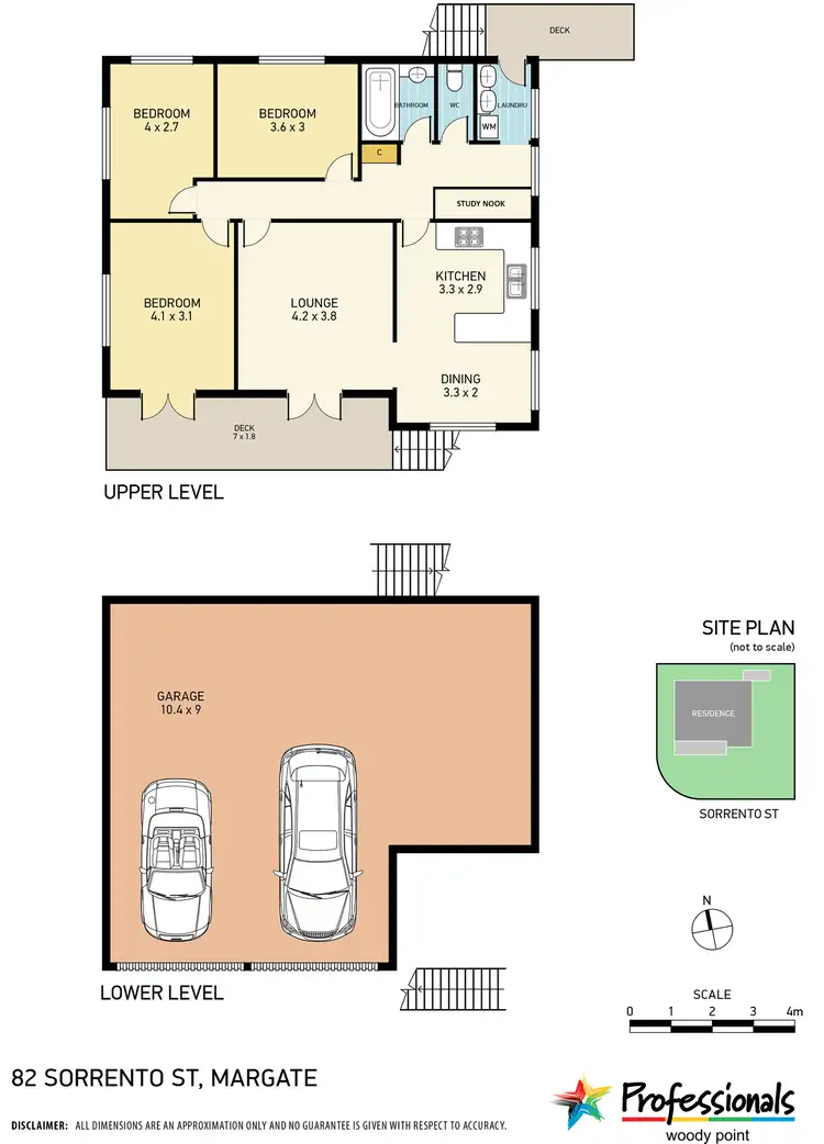 Floorplan of Homely house listing, 82 Sorrento Street, Margate QLD 4019