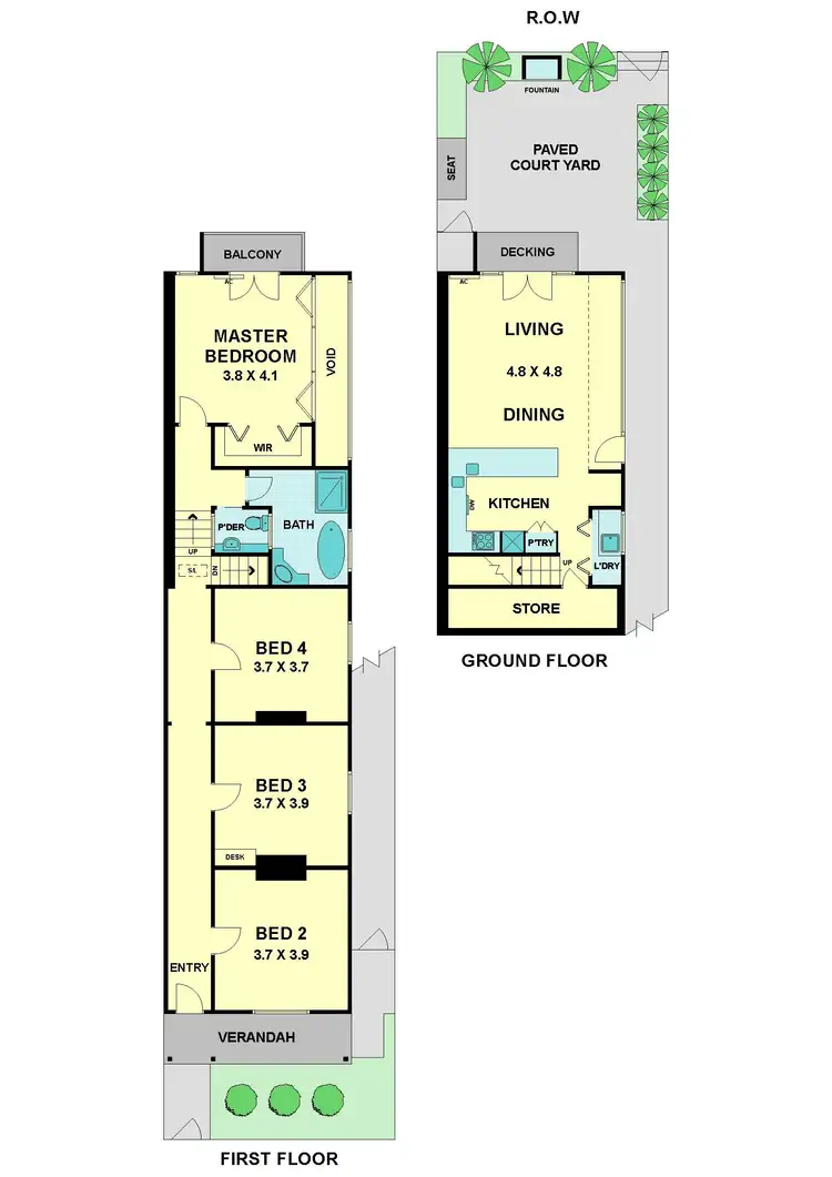 Floorplan of Homely house listing, 5 Severn Street, Moonee Ponds VIC 3039