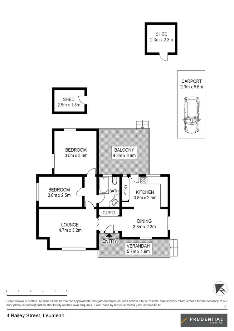 Floorplan of Homely house listing, 4 Bailley Street, Leumeah NSW 2560