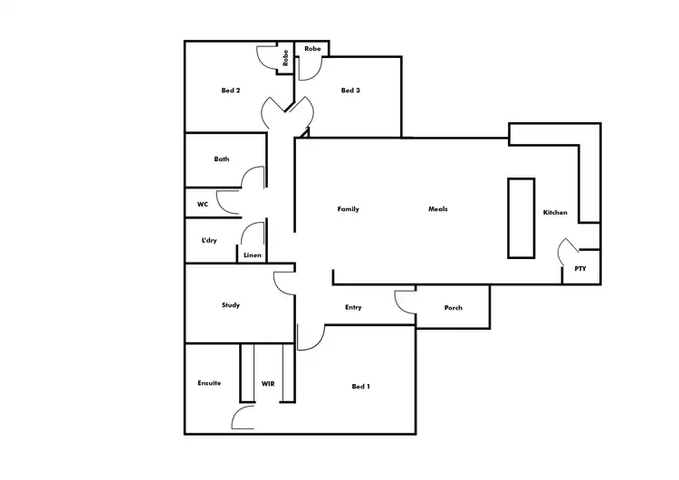Floorplan of Homely house listing, 118A Healy Road, Hamilton Hill WA 6163