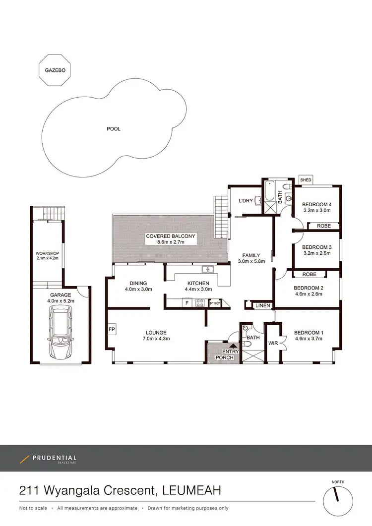 Floorplan of Homely house listing, 211 Wyangala Crescent, Leumeah NSW 2560