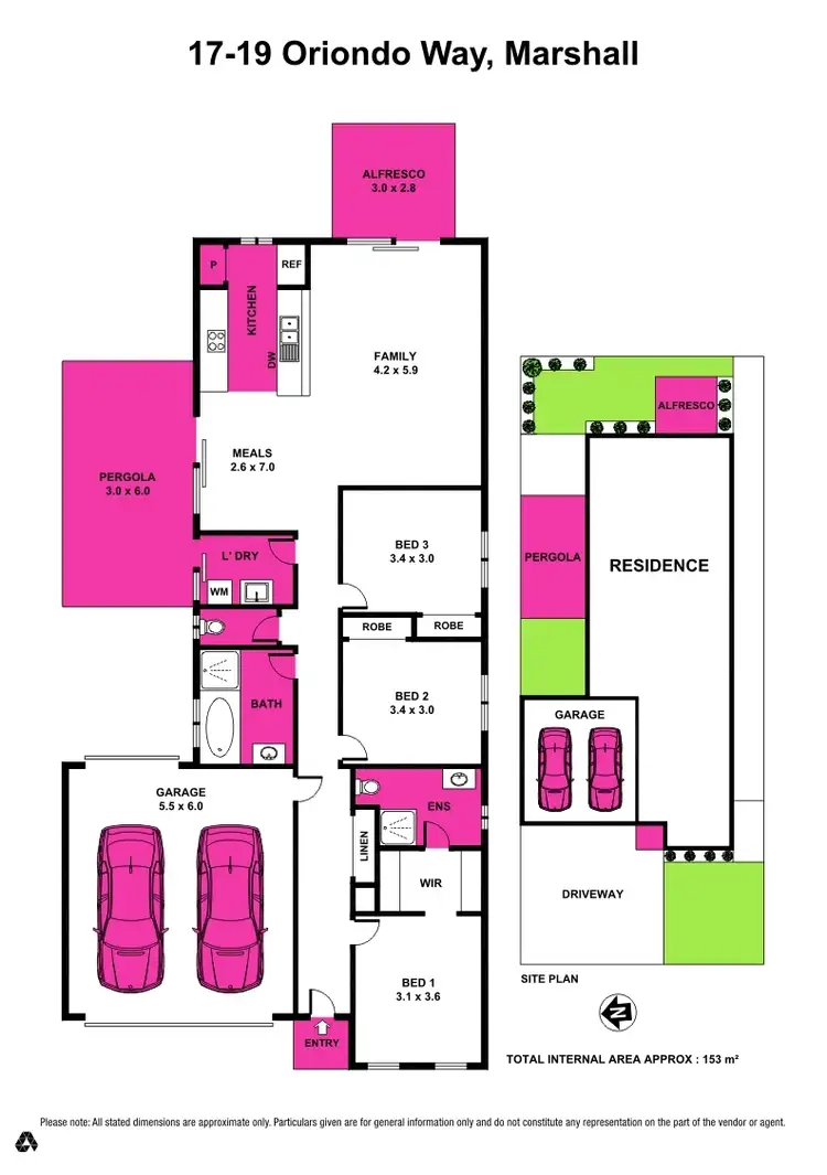 Floorplan of Homely house listing, 17-19 Oriondo Way, Marshall VIC 3216