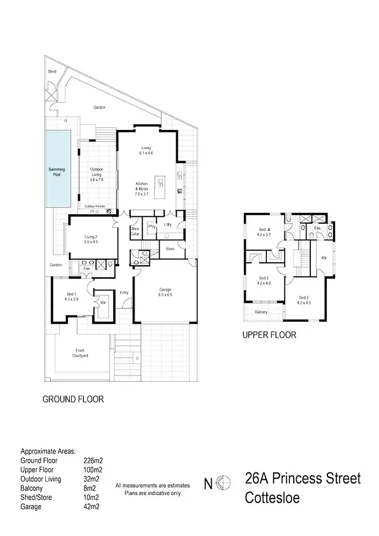 Floorplan of Homely house listing, 26A Princes Street, Cottesloe WA 6011