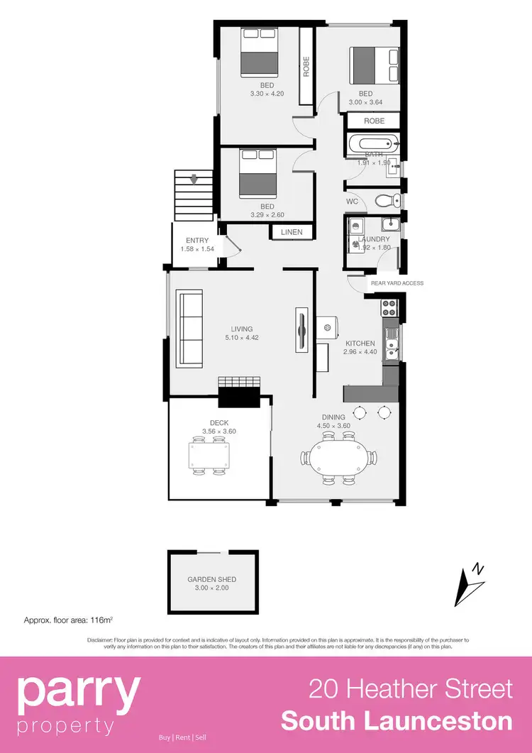 Floorplan of Homely house listing, 20 Heather Street, South Launceston TAS 7249