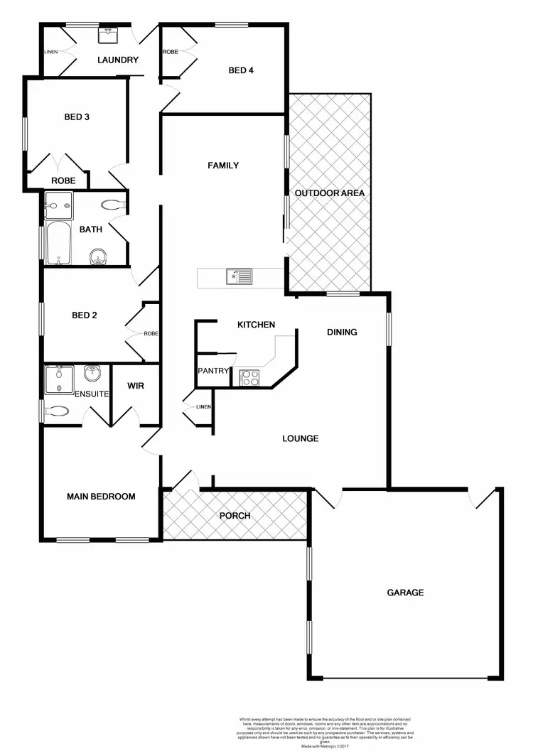 Floorplan of Homely house listing, 18 Diamond Circuit, Rutherford NSW 2320