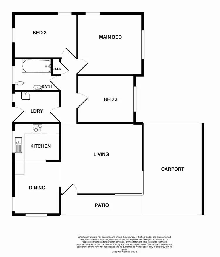 Floorplan of Homely house listing, 13 Alkira Ave, Cessnock NSW 2325