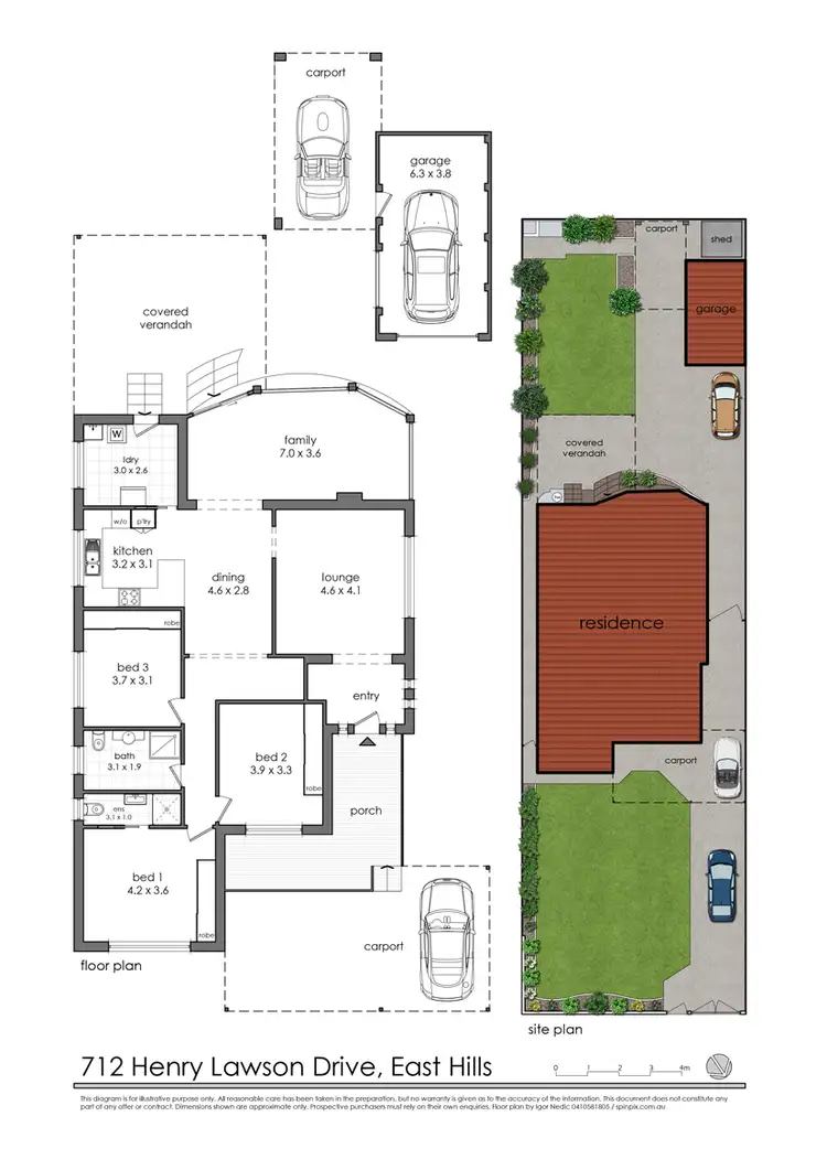 Floorplan of Homely house listing, 712 Henry Lawson Drive, East Hills NSW 2213