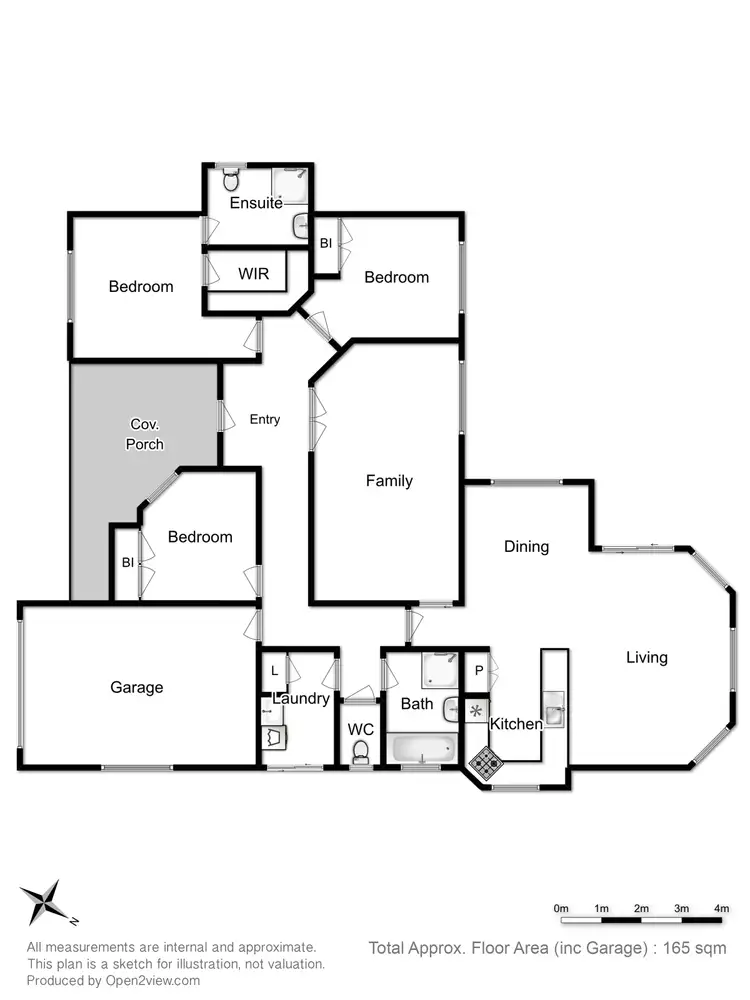 Floorplan of Homely house listing, 13 Iris Court, Kingston TAS 7050