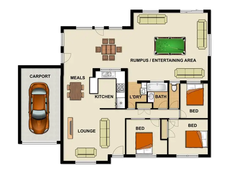 Floorplan of Homely house listing, 22 Akama Rd, Durack QLD 4077