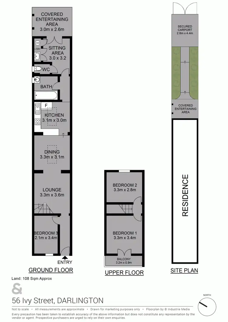 Floorplan of Homely house listing, 56 Ivy Street, Darlington NSW 2008