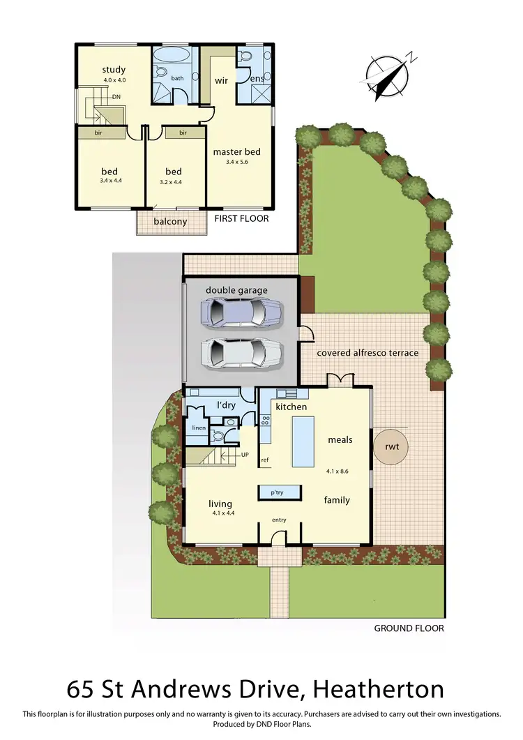 Floorplan of Homely house listing, 65 St Andrews Drive, Heatherton VIC 3202