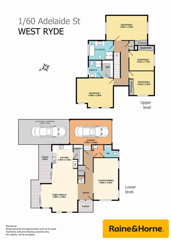 Floorplan of Homely house listing, 1/60 Adelaide Street, West Ryde NSW 2114
