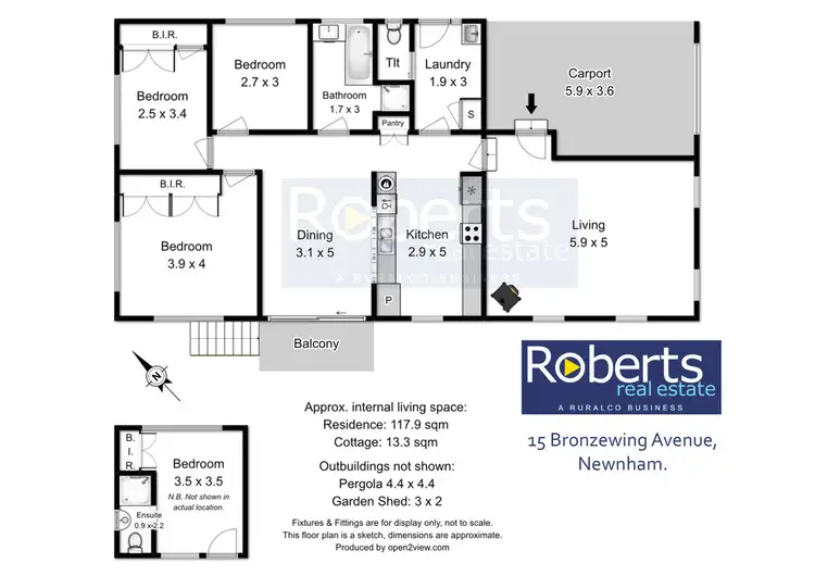 Floorplan of Homely house listing, 17 Bronzewing Ave, Newnham TAS 7248