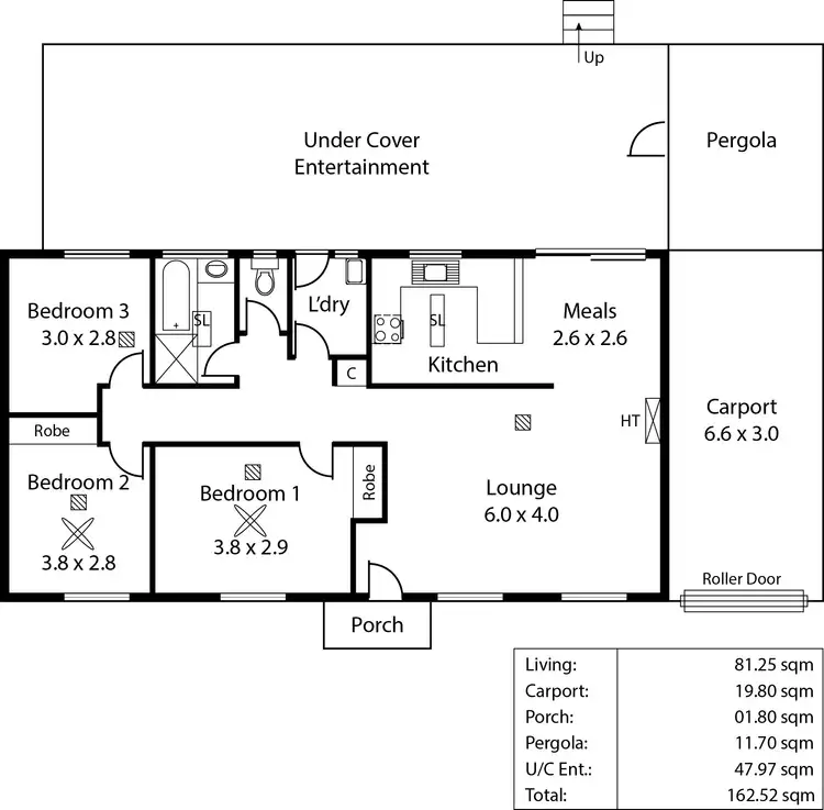 Floorplan of Homely house listing, 26 Niemeyer Crescent, St Agnes SA 5097