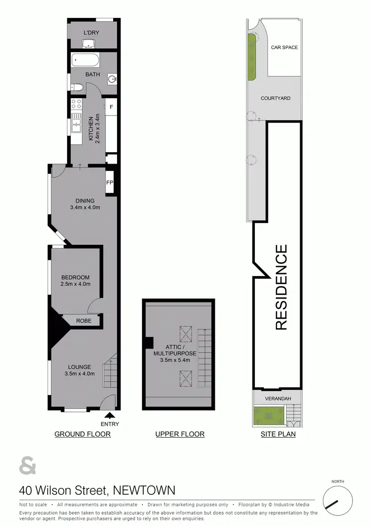 Floorplan of Homely house listing, 40 Wilson Street, Newtown NSW 2042