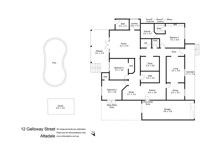 Floorplan of Homely house listing, 12 Galloway Street, Attadale WA 6156