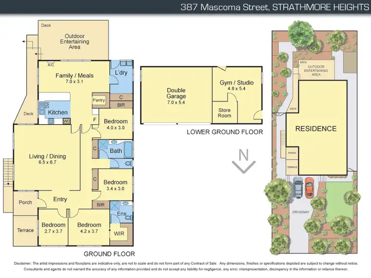 Floorplan of Homely house listing, 387 Mascoma Street, Strathmore VIC 3041