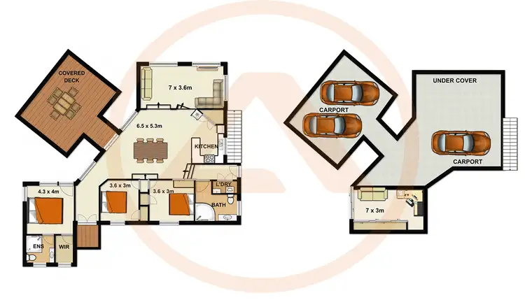 Floorplan of Homely house listing, 40 Overland Drive, Edens Landing QLD 4207
