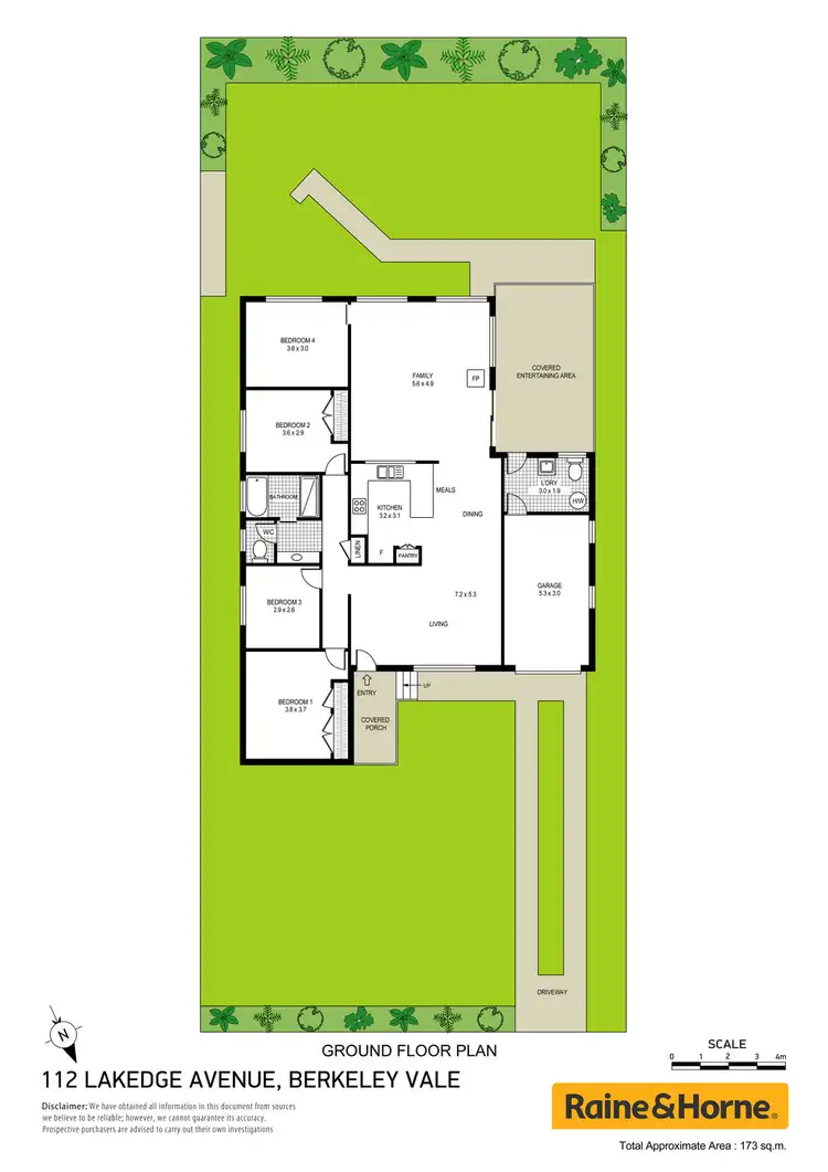 Floorplan of Homely house listing, 112 Lakedge Avenue, Berkeley Vale NSW 2261