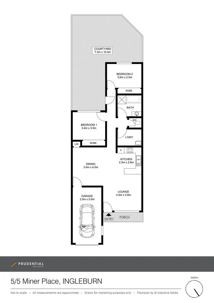 Floorplan of Homely house listing, 5/5 Miner Place, Ingleburn NSW 2565
