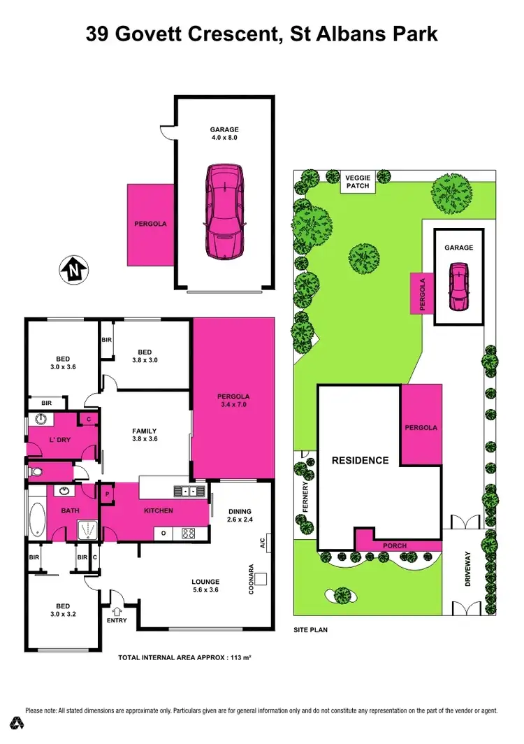 Floorplan of Homely house listing, 39 Govett Crescent, St Albans Park VIC 3219