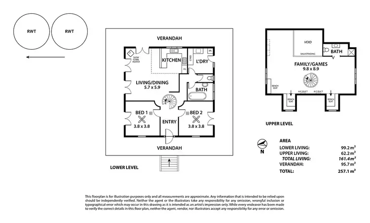 Floorplan of Homely house listing, 282 Hillside Road, Strathalbyn SA 5255