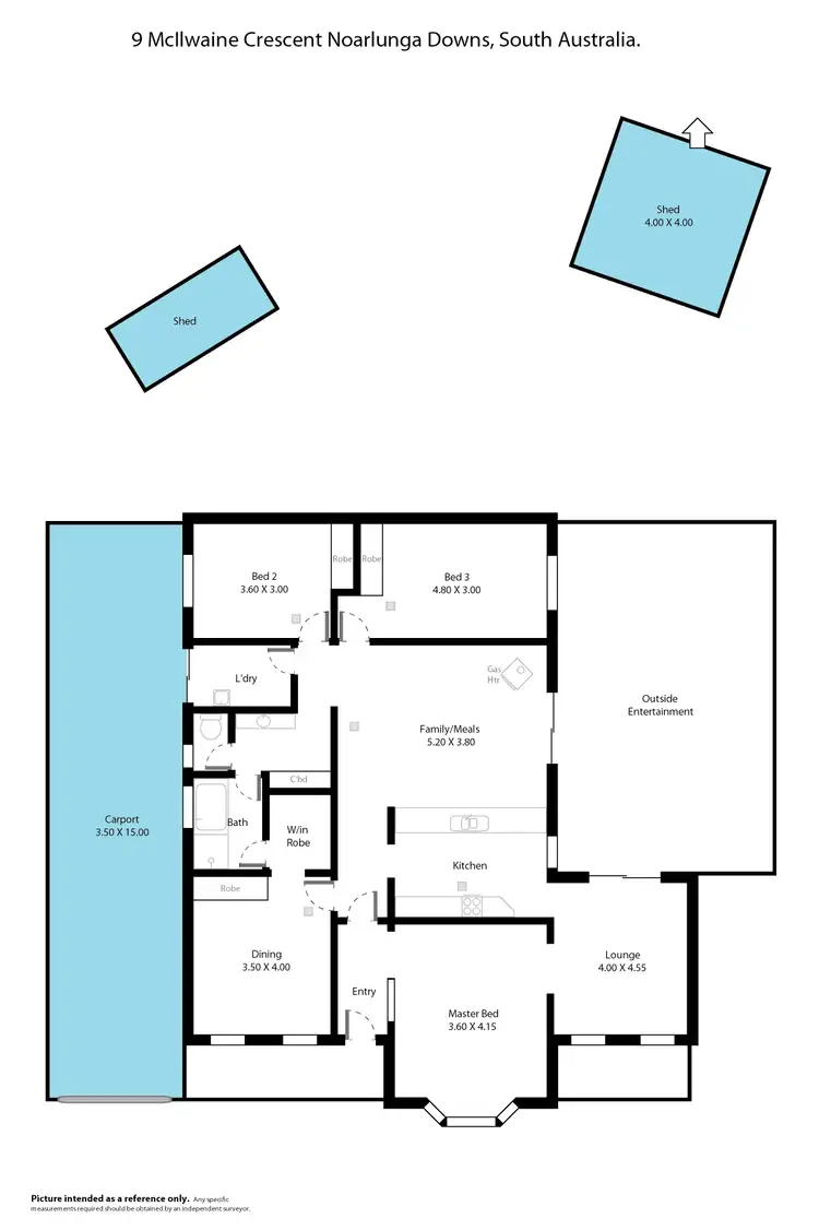 Floorplan of Homely house listing, 9 McIlwaine Crescent, Noarlunga Downs SA 5168
