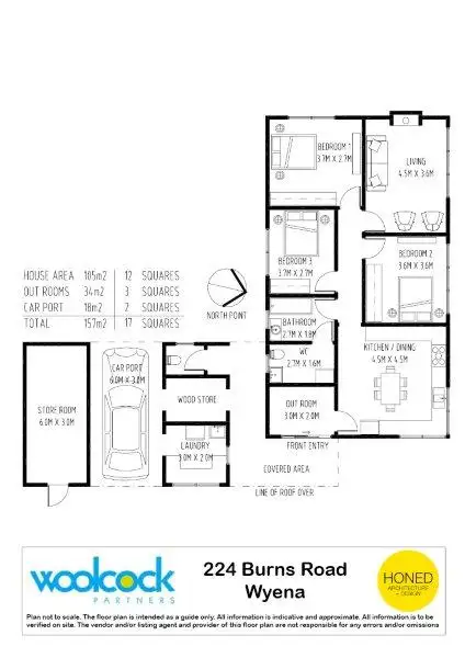 Floorplan of Homely house listing, 220 Burns Road, Wyena TAS 7254