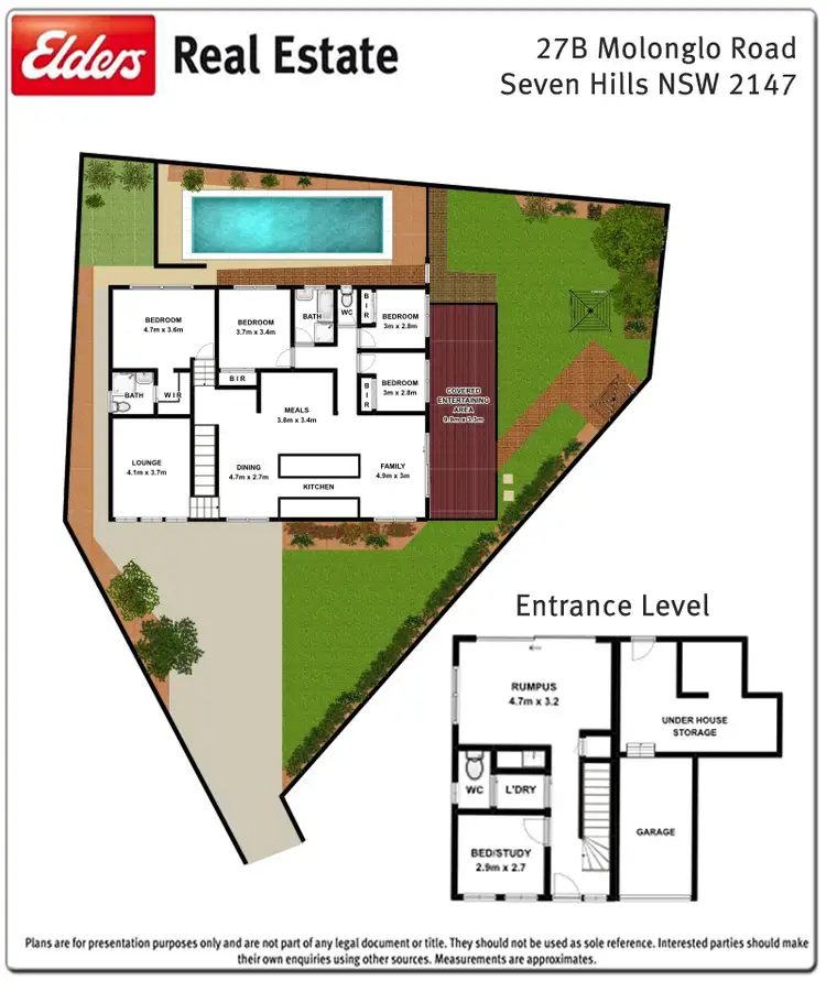 Floorplan of Homely house listing, 27B Molonglo Road, Seven Hills NSW 2147