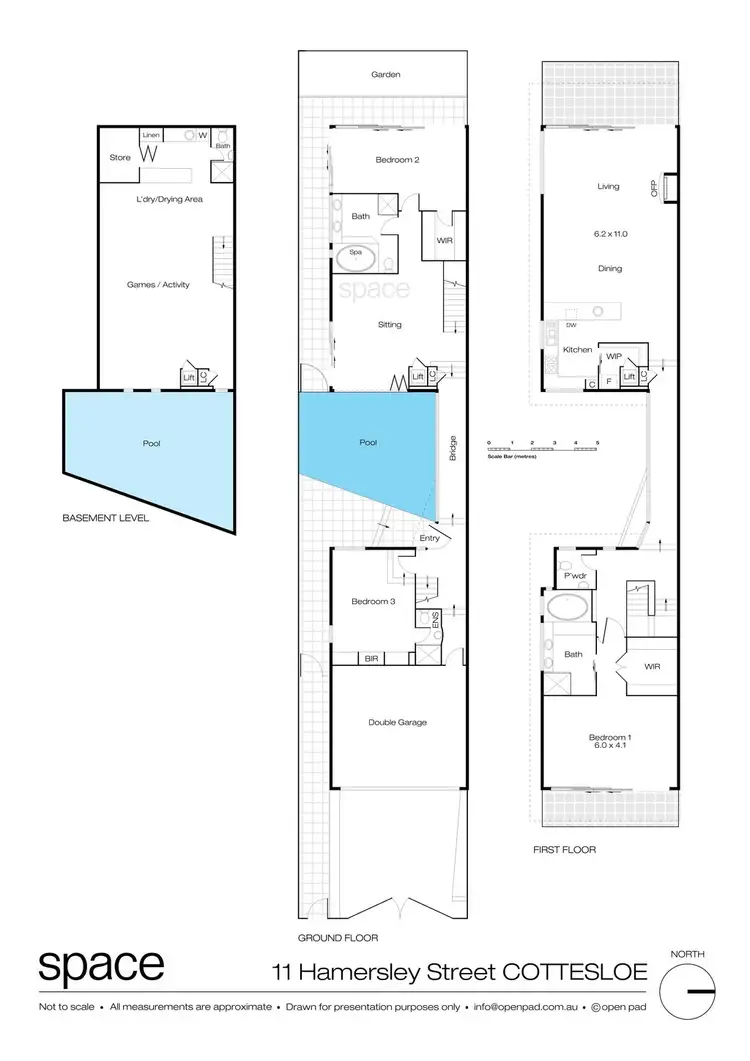 Floorplan of Homely house listing, 11 Hamersley Street, Cottesloe WA 6011