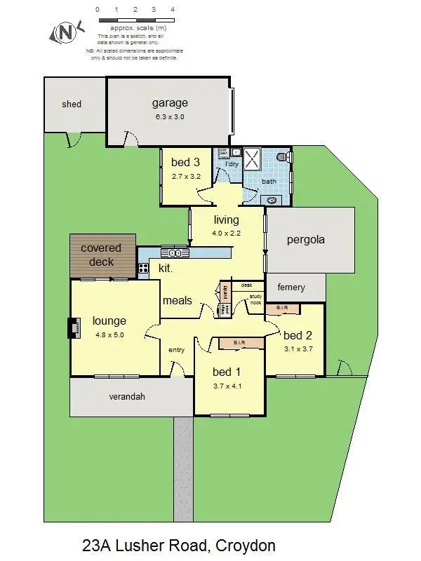 Floorplan of Homely house listing, 23A Lusher Road, Croydon VIC 3136