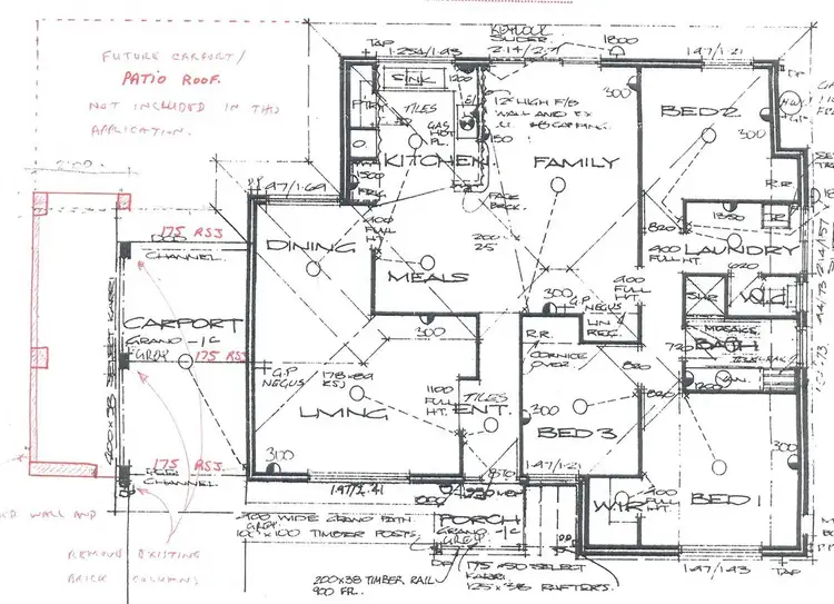 Floorplan of Homely house listing, 4 Lorikeet Loop, High Wycombe WA 6057