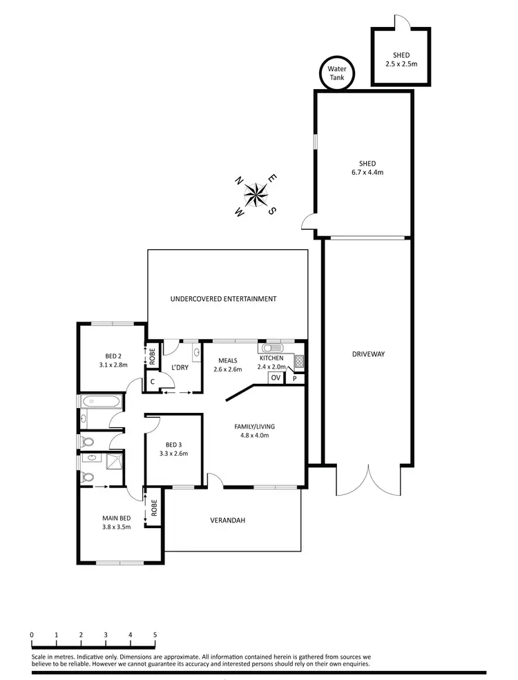 Floorplan of Homely house listing, 2 Bates Court, Sunbury VIC 3429