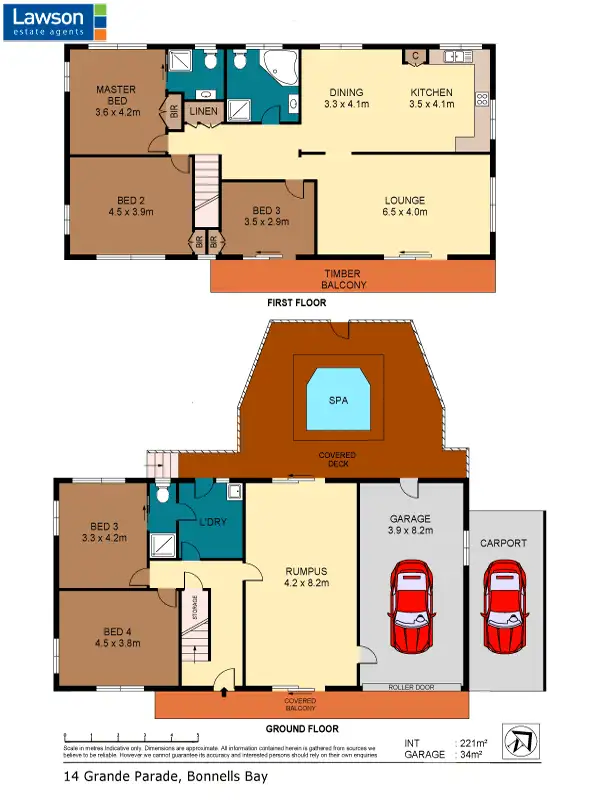Floorplan of Homely house listing, 14 Grand Parade, Bonnells Bay NSW 2264