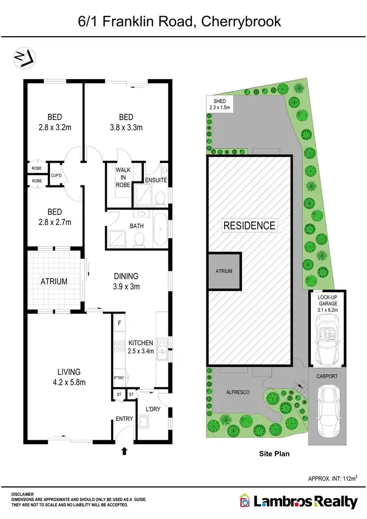 Floorplan of Homely villa listing, 6/1 Franklin Rd, Cherrybrook NSW 2126