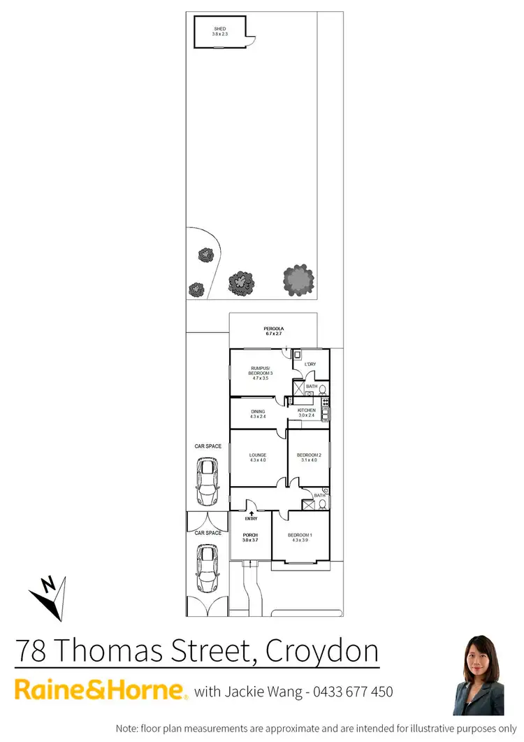 Floorplan of Homely house listing, 78 Thomas Street, Croydon NSW 2132
