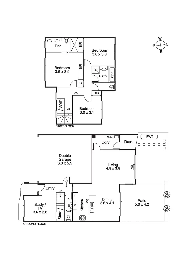 Floorplan of Homely townhouse listing, 2/16 Cromdale Street, Mount Martha VIC 3934