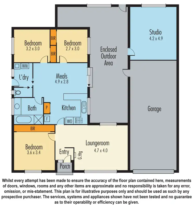 Floorplan of Homely house listing, 105 Elder Street South, Clarinda VIC 3169