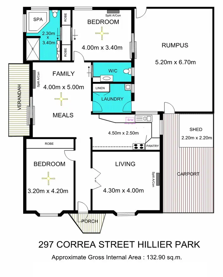 Floorplan of Homely house listing, Site 297 Correa Street, Hillier SA 5116