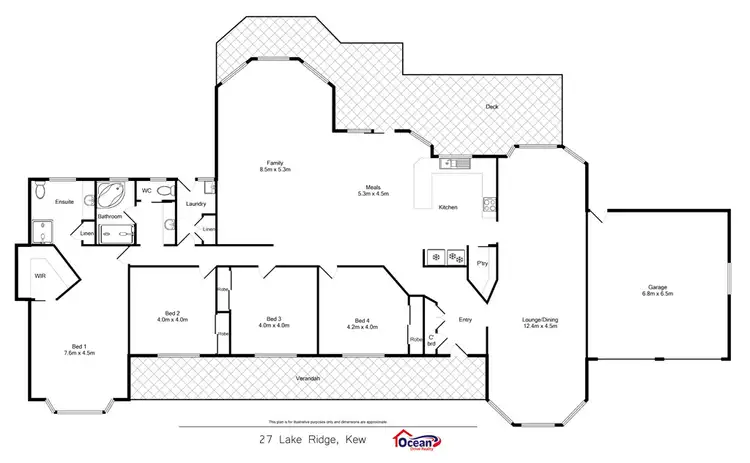 Floorplan of Homely rural property listing, 27 Lake Ridge Drive, Kew NSW 2439