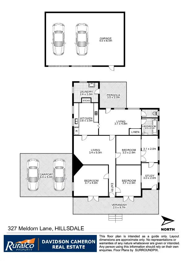 Floorplan of Homely house listing, 327 Meldorn Lane, Tamworth NSW 2340