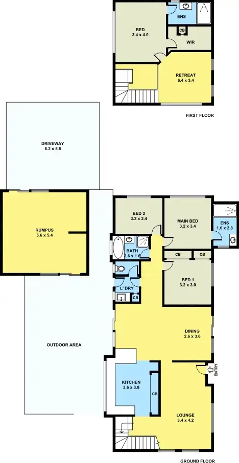 Floorplan of Homely house listing, 4 WILD DUCK DRIVE, Mermaid Waters QLD 4218